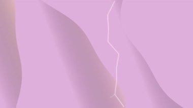Soyut Pembe Dalgalar ve Şimşek Animasyonu