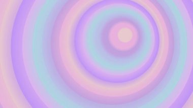 Pastel Konsantrik Halkalar Soyut Hareket Arkaplanı