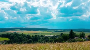 Yatay, cian Timelapse bulutlar