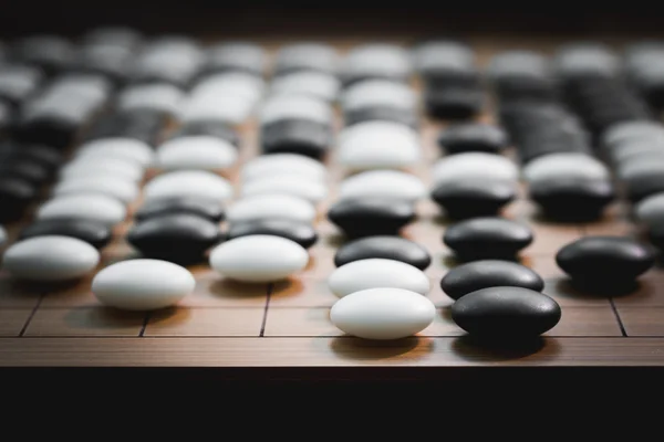 Go game or Weiqi (Chinese board game) — Stock Photo, Image