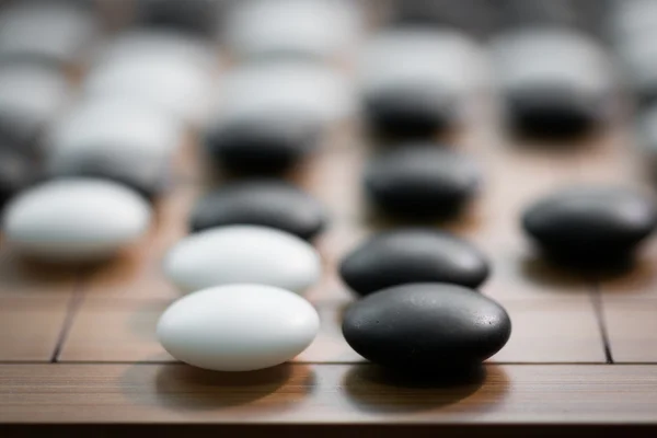 Go game or Weiqi (Chinese board game) — Stock Photo, Image