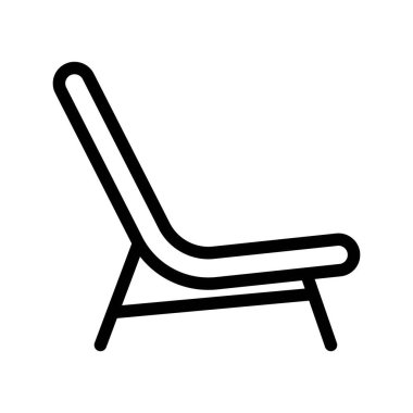 Minimalist Salon Sandalyesi Satır Simgesi