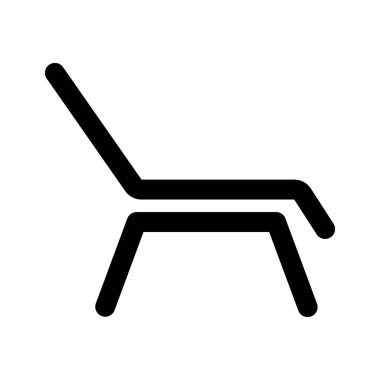 Yaz Sahil Sandalyesi Simgesi