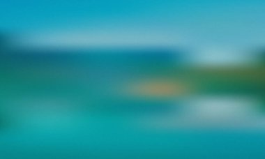 Bulanık Aqua Turkuaz Soyut Arkaplan Su ve Ufuk Öneren Su