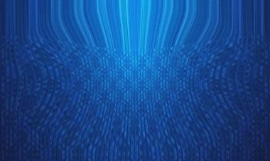 Soyut Mavi Merkez Bozulma Dalgalı Çizgiler Arkaplanı