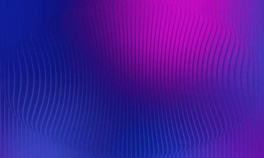 Soyut 3D Mor ve Mavi Ellipsoid Dalgalı Dikey Kabartmalı Doku ve Gradyan