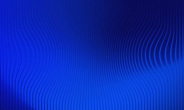 Dalgalı Dikey Tırtıklı Doku ve Gramlı Işık Grafikli Soyut Derin Mavi Arkaplan