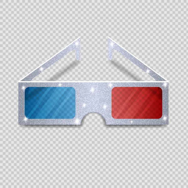 Gafas Sobre Fondo Transparente Ilustración Vectorial Eps — Vector de stock