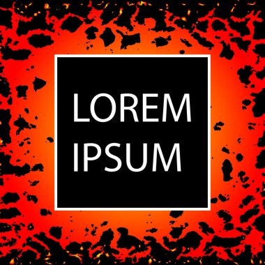 Lav arka plan üzerinde beyaz bir çerçeve 