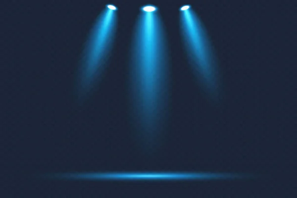 Spot ışığı efektlerinin canlı bir koleksiyonu. Bir vektör kaplama etkisi elementleri kümesi.