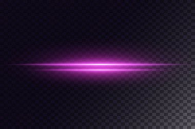 Yatay neon efektler, lazer ışını ışığı ve flaş.