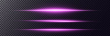 Yatay neon efektler, lazer ışını ışığı ve flaş.