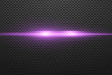 Yatay neon efektler, lazer ışını ışığı ve flaş.