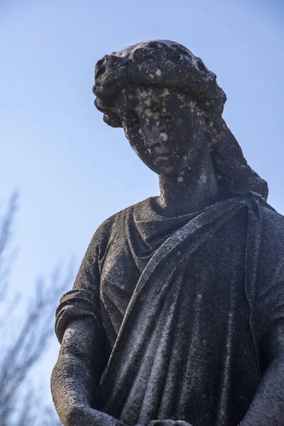 James Cemetery Gravestone Details Graveyard Haverhill Featuring Many Unique Old — Stock Photo, Image