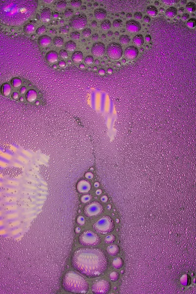 Purple Suds Fond Écran Texture Fond Bulles Contenant Beaucoup Belles — Photo