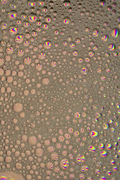 Rainbow Suds Hintergrundtextur Blasen Mit Vielen Lebendigen Schönen Farben Abstraktes — Stockfoto