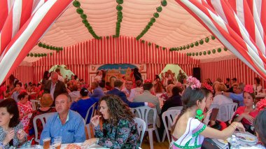 Seville, İspanya - 5 Mayıs 2019: 