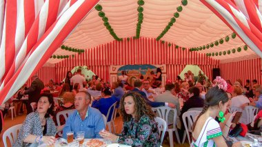 Seville, İspanya - 5 Mayıs 2019: 