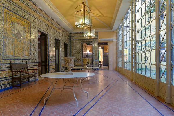 Séville Espagne Janvier 2019 Intérieur Palais Comtesse Lebrija Séville Andalousie — Photo