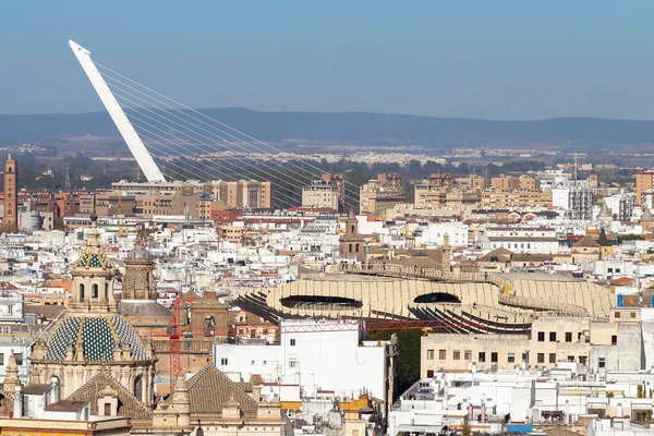 Aerial View Seville City Cathedral Saint Mary See Seville See — Stock Photo, Image