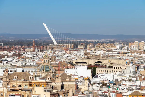 Aerial View Seville City Cathedral Saint Mary See Seville See — Stock Photo, Image