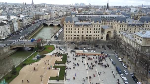 Vue Centre Ville Paris — Video