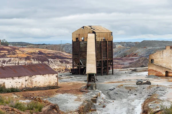 Remains Abandoned Mine Copper Gold Silver Tharsis Village Huelva Andalusia — Stock Photo, Image