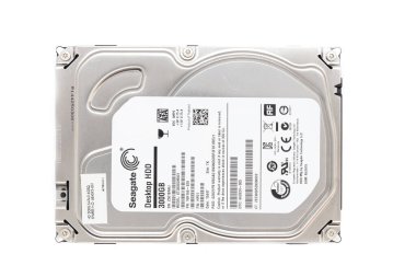 Huelva, İspanya - 21 Ocak 2021: Yeni bir Seagate Barracuda SATA 3TB Hard Disk Sürücüsü
