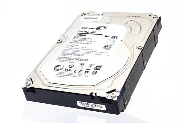 Huelva Spain Січня 2021 New Seagate Barracuda Sata 3Tb Hard — стокове фото