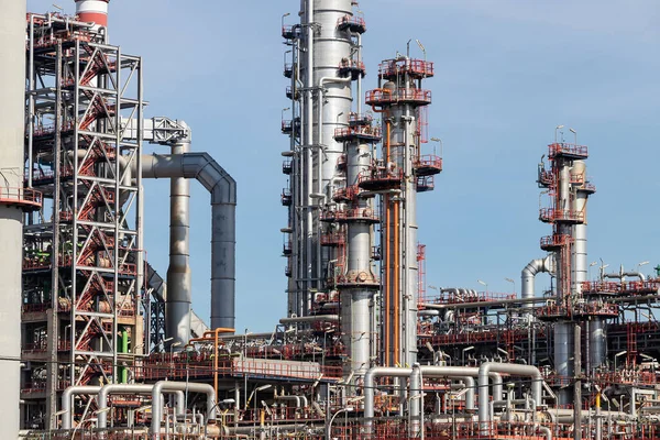 Palos de la Frontera 'nın Petrokimya endüstrisi Huelva, Endülüs, İspanya