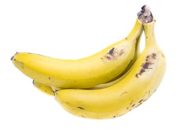 La Palma adasından gelen organik sarı Kanarya muzları. Platano de Canarias tipi muzlar.