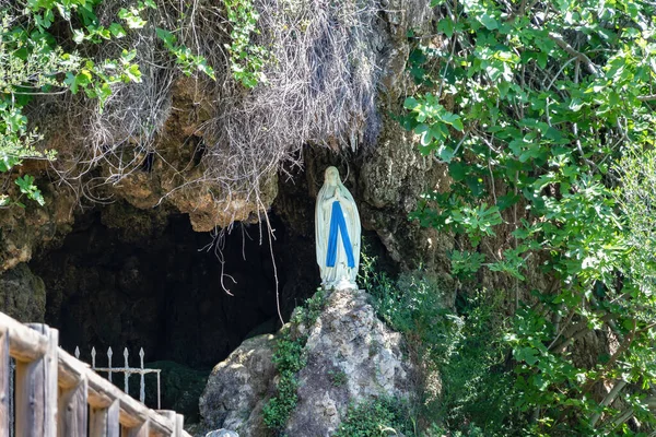 Higuera Sierra Huelva España Abril 2021 Imagen Virgen Invocación Nuestra —  Fotos de Stock