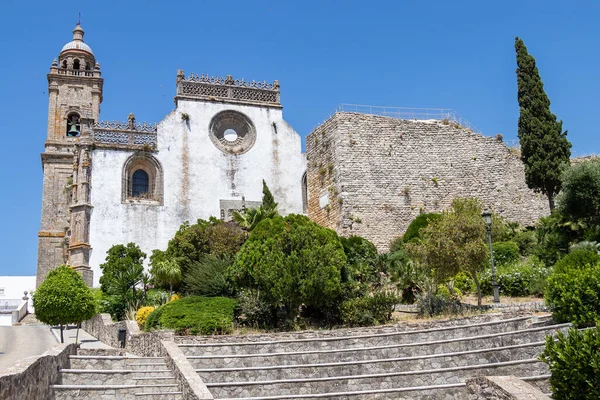 Facade Church Santa Maria Town Medina Sidonia Province Cadiz Andalucia — Stock Photo, Image