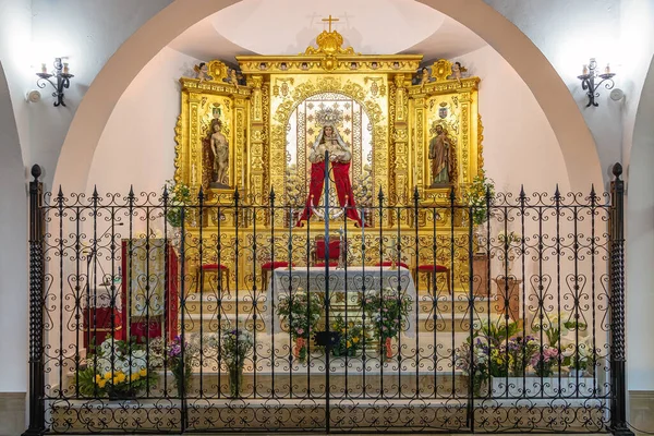 Almendro Huelva Espanha Março 2021 Altar Mor Virgem Nuestra Senora — Fotografia de Stock