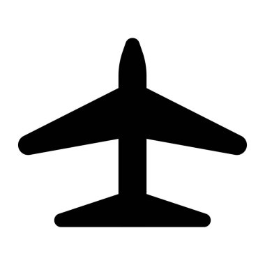 Uçak modu silueti. Hava yolculuğu ve uçuş ulaşımı. aygıt doğrusal simge ayarlanıyor. vektör simgesi