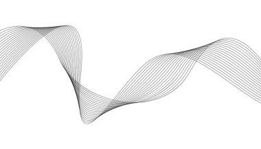 Çoklu dalgalı çizgi. Kıvrımlı soyut şekiller. Soyut sıvı dalgaları şekillendirir. Akan dalga çizgisi deseni. Uzun dalga çizgileri. Hareketli dalgalar hazır. dalga etkisi çizgisi
