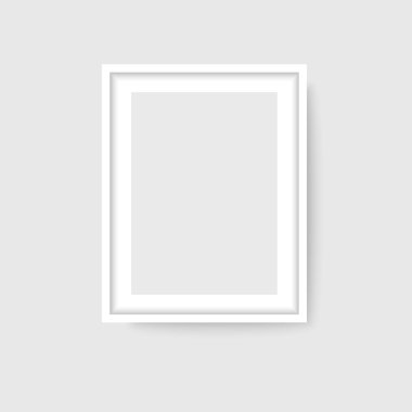 3D fotoğraf çerçevesi. Duvarda asılı resimler ya da fotoğraflar için çerçeveler. Model tasarımı. gerçekçi resim çerçevesi. resim