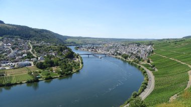 Trekking at the River Mosel in Germany - From Trier to Koblenz. High quality photo