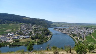 Trekking at the River Mosel in Germany - From Trier to Koblenz. High quality photo