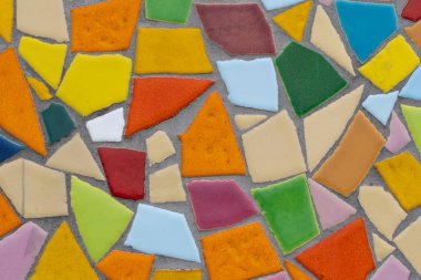 Coloured Background based on colourful mosaics. High quality photo