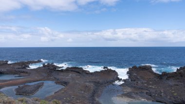 Santa Cruz 'un Rocky Sahilleri La Palma Lisesi kaliteli fotoğraf