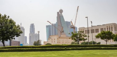 Dubai, BAE - 3 Ekim 2019 - Dubai, Birleşik Arap Emirlikleri 'nde bina inşaatı