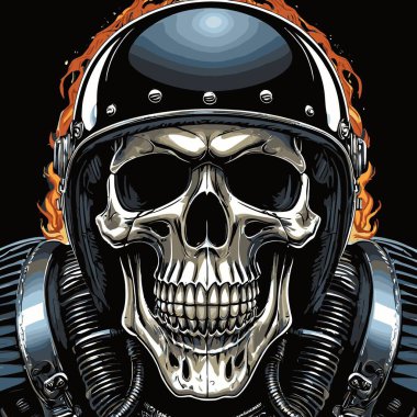 tasarım için kafatası vektör sanatı