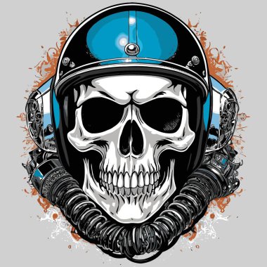 tasarım için kafatası vektör sanatı