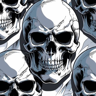tasarım için kafatası vektör sanatı