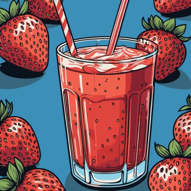 Tasarım için çilek vektör sanatı