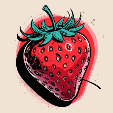 Tasarım için çilek vektör sanatı