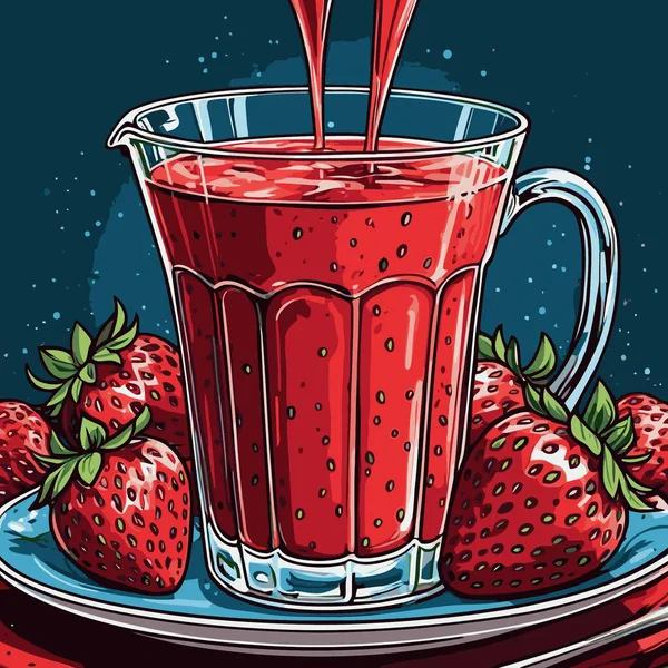 Tasarım için çilek vektör sanatı