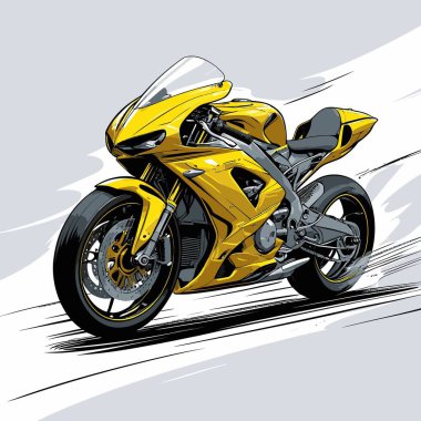 superbike vektör sanat komik biçimi
