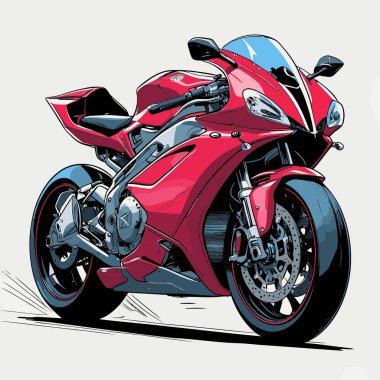 superbike vektör sanat komik biçimi